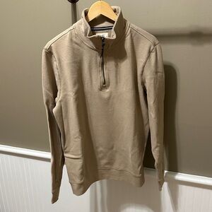 Surfside Supply Men's Beige Zip-Up Sweater